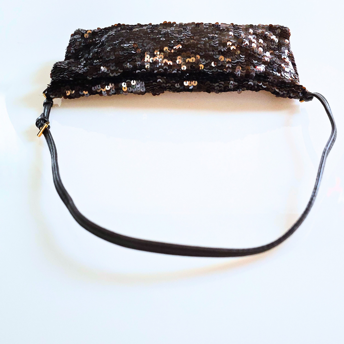 Prada Sequin Shoulder Flap Bag