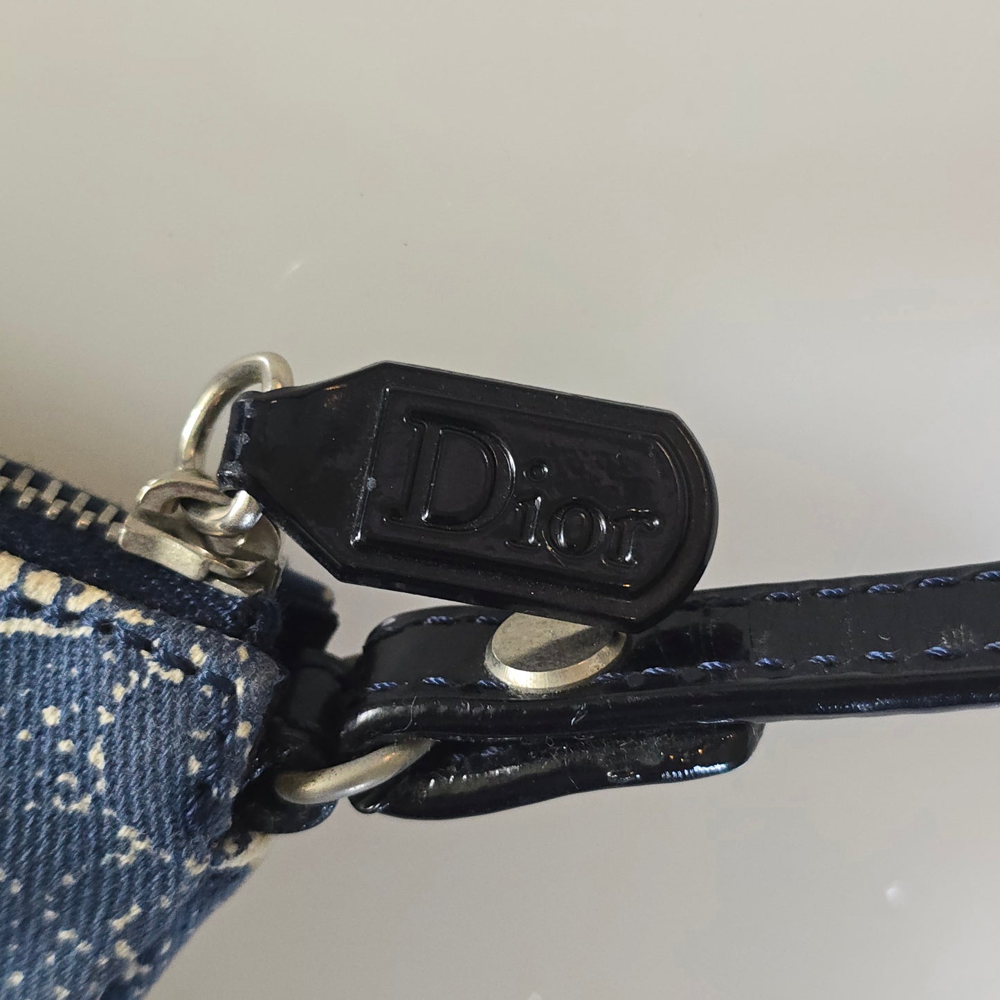 Dior Dragon Motif Mini Saddle Bag