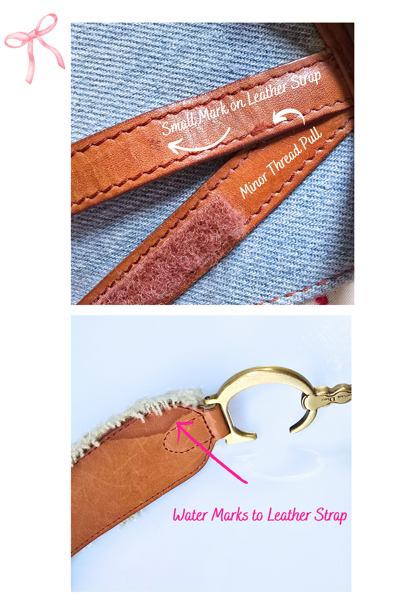 Dior Saddle Bag Denim Shearling