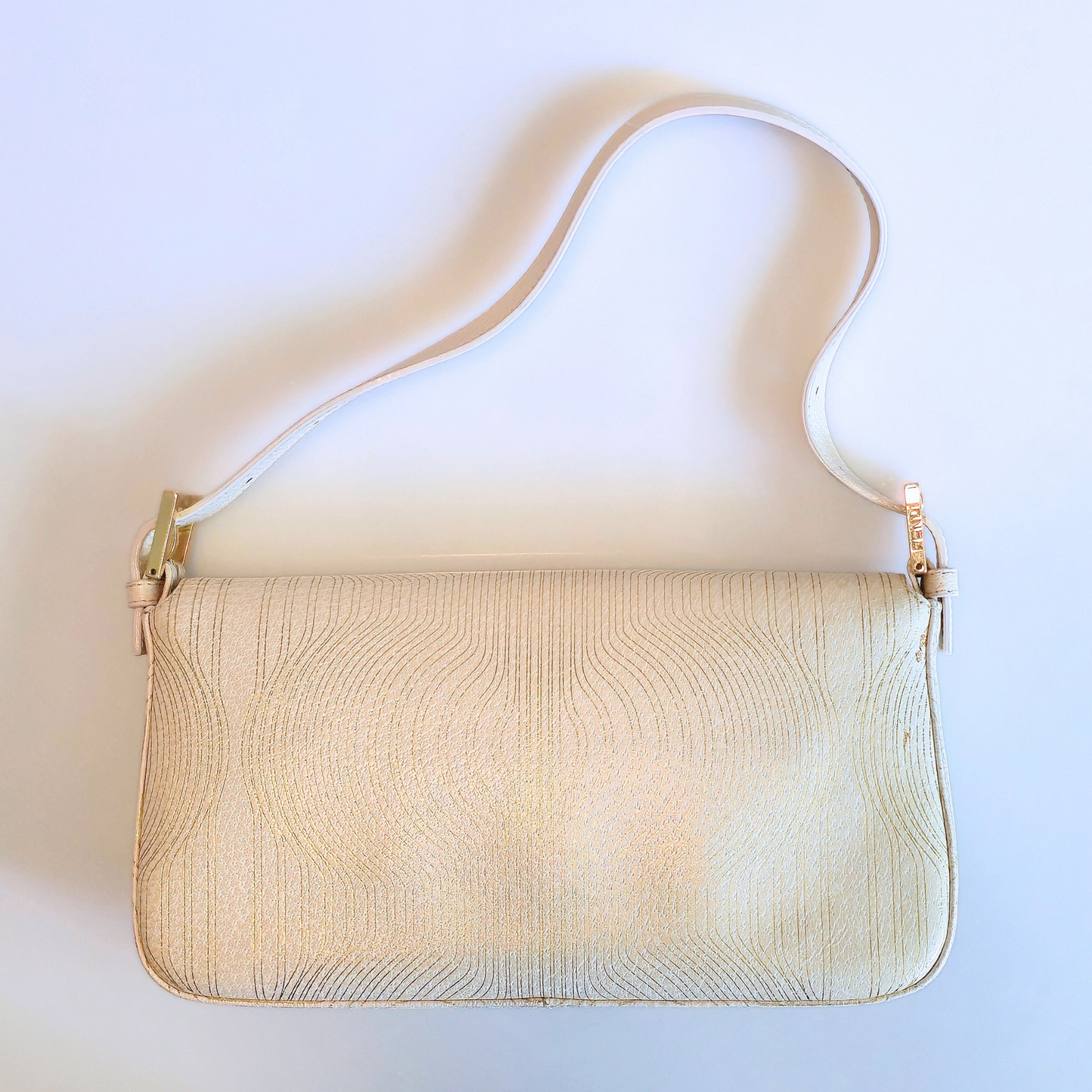 Fendi Baguette Gold Onlay