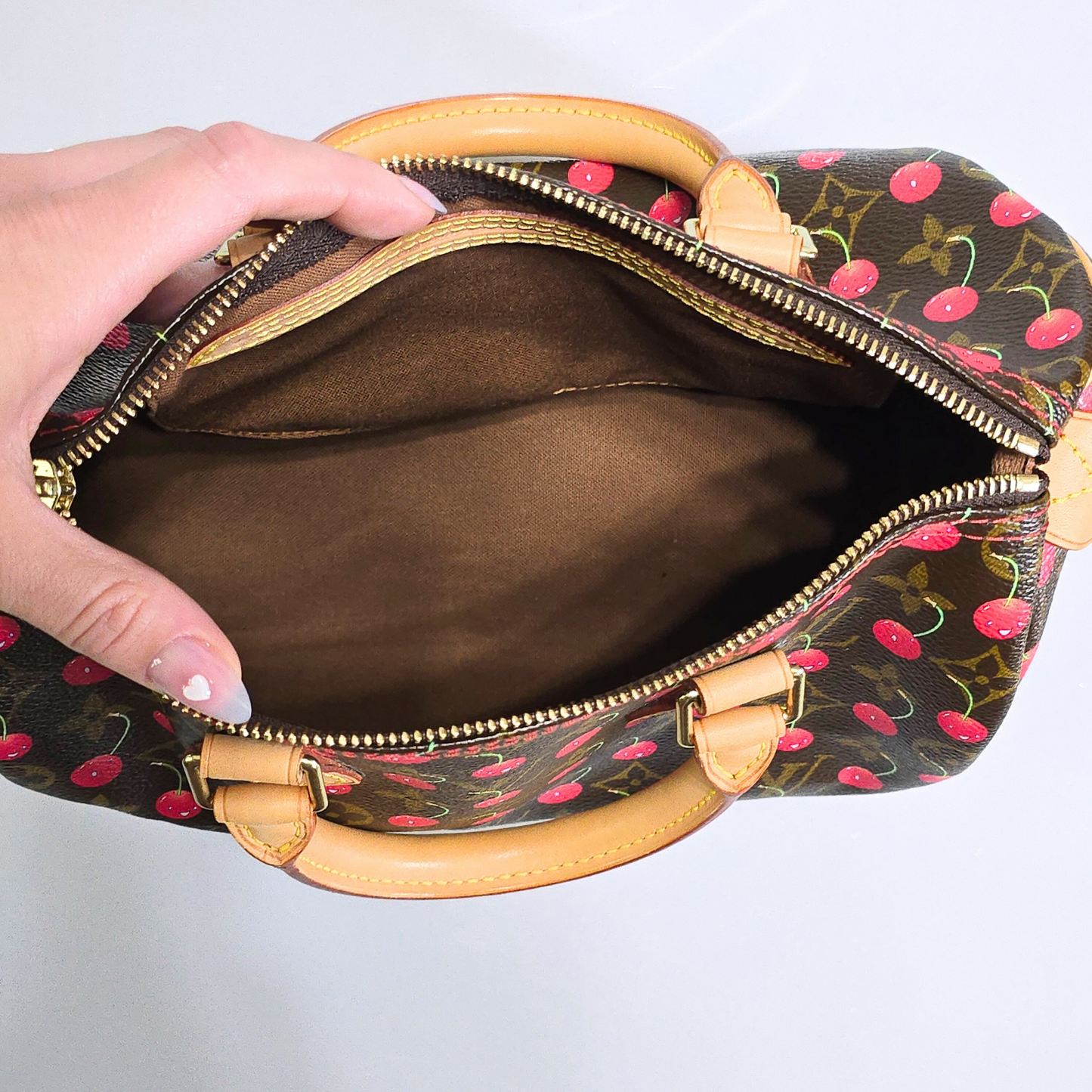 Louis Vuitton Cherry Speedy 25 Limited Edition Vintage
