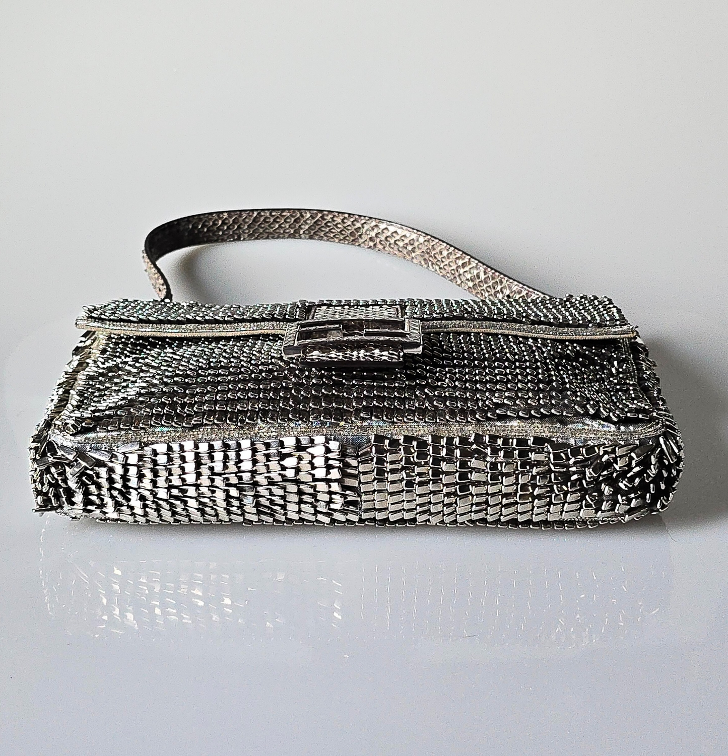 RESERVE ITEM- MISSWORLDWIDE Fendi Baguette Dragon Scale Armor