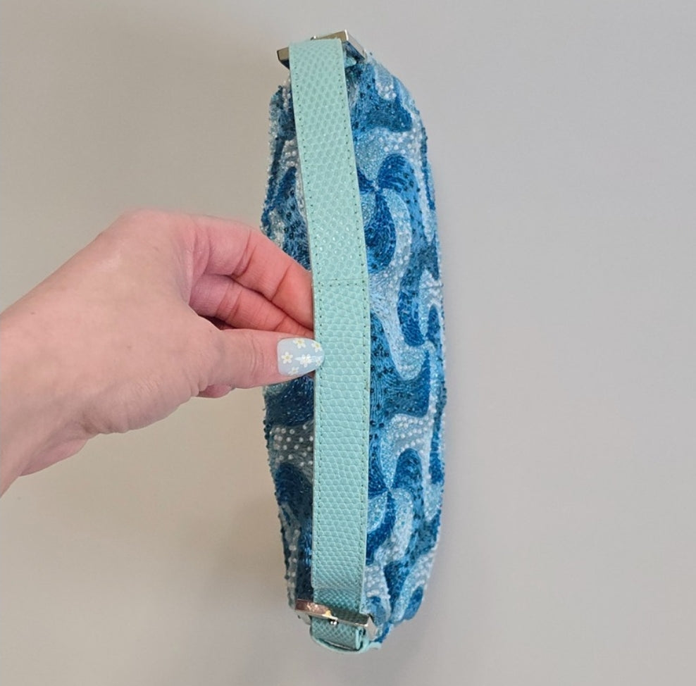 Fendi Baguette Beaded Swirl Stitch