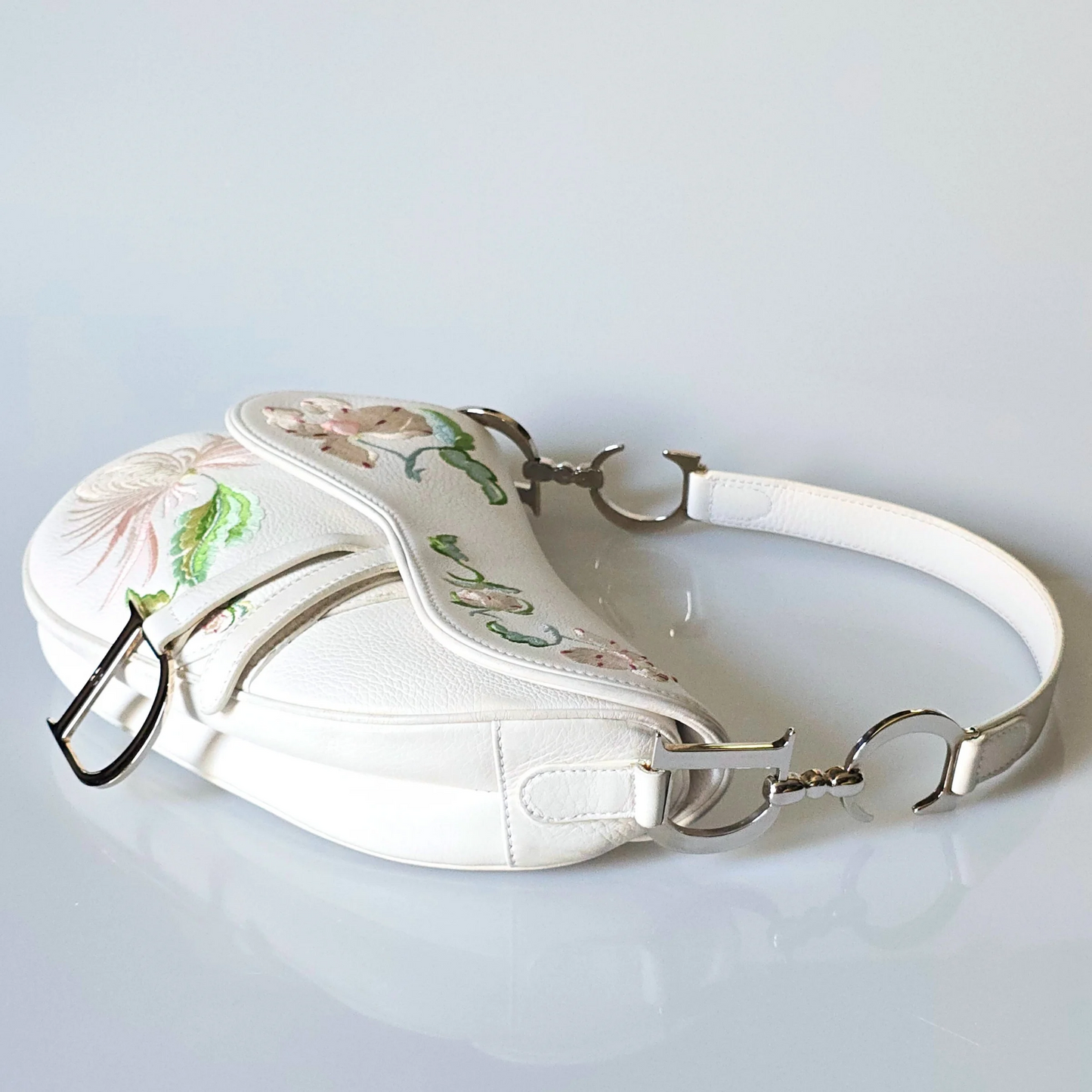 Dior Saddle Bag Floral Embroidery
