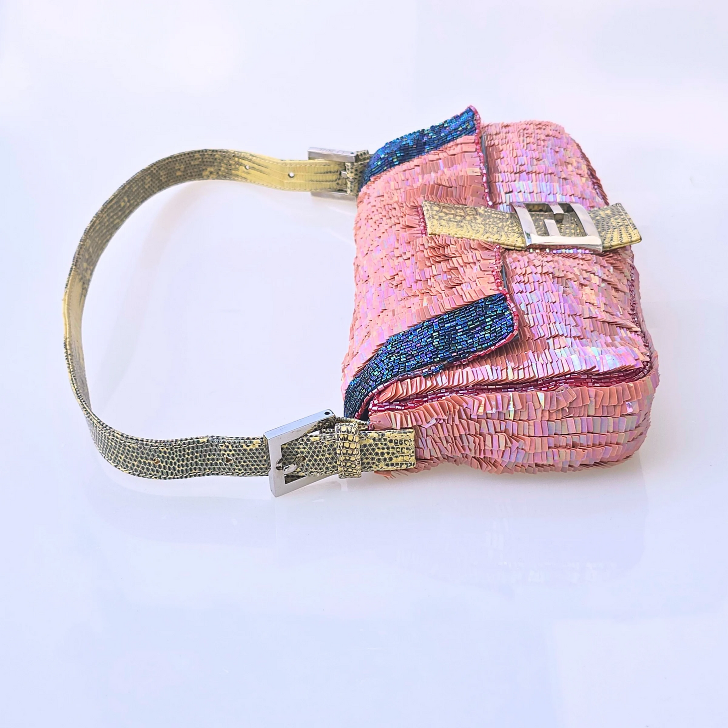 Fendi Baguette Sequins with Beaded Detail