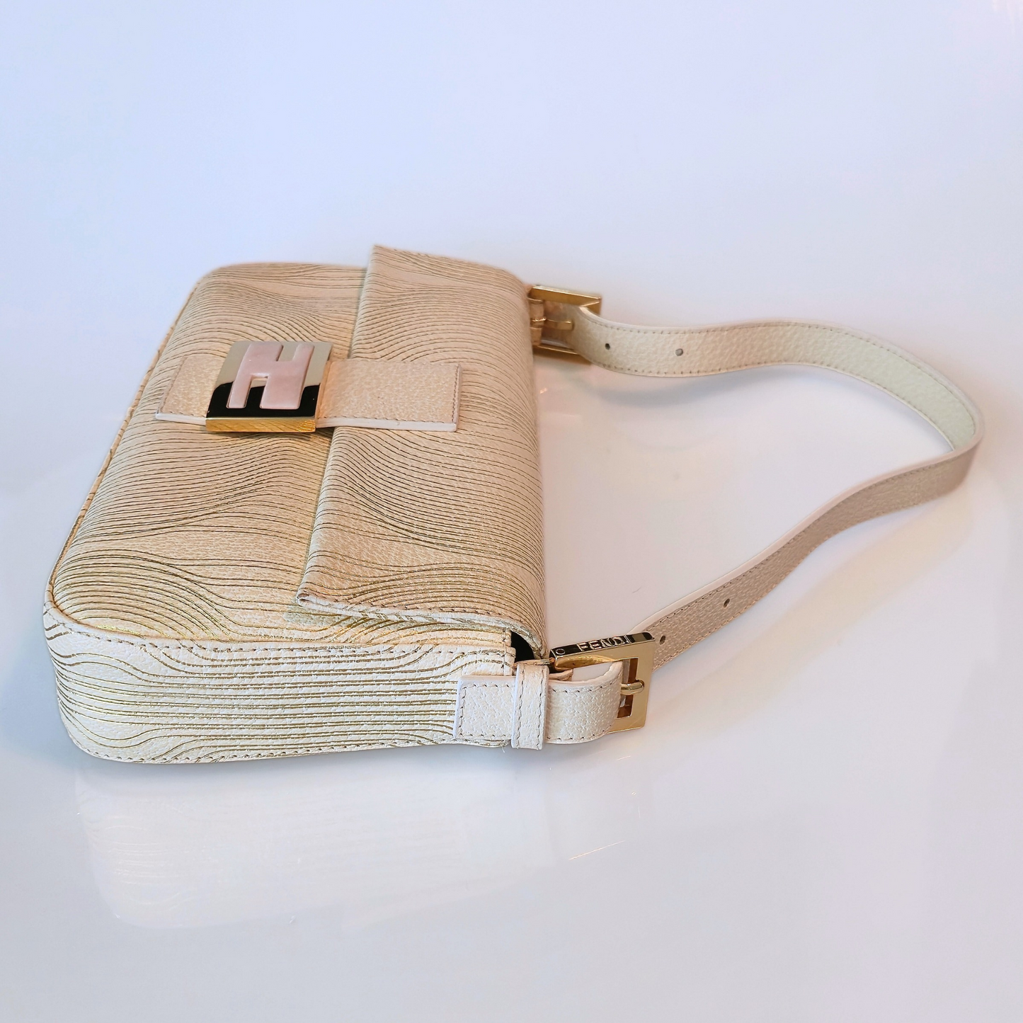 Fendi Baguette Gold Onlay