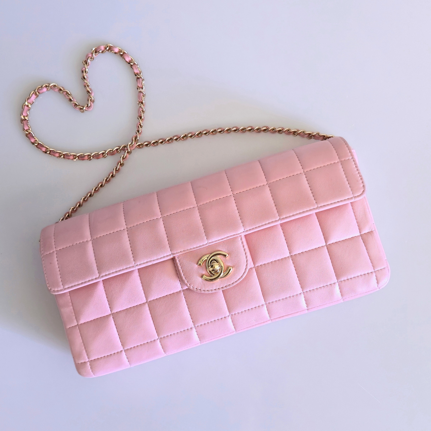Chanel East West Chocolate Bar Bag