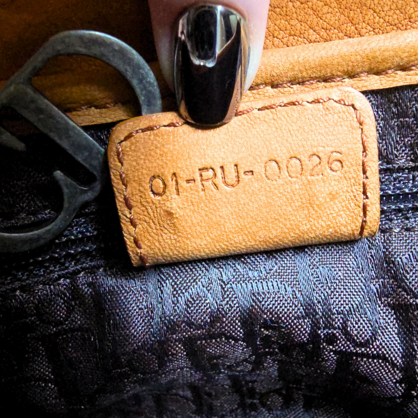 Dior Saddle Bag Suede Studded Fur Trim