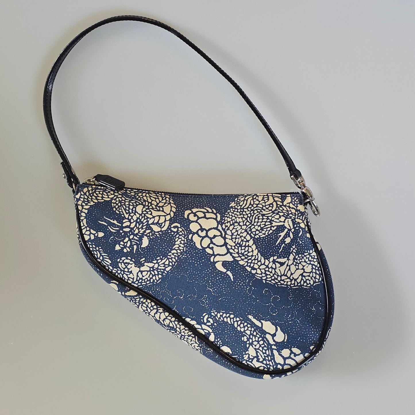 Dior Dragon Motif Mini Saddle Bag
