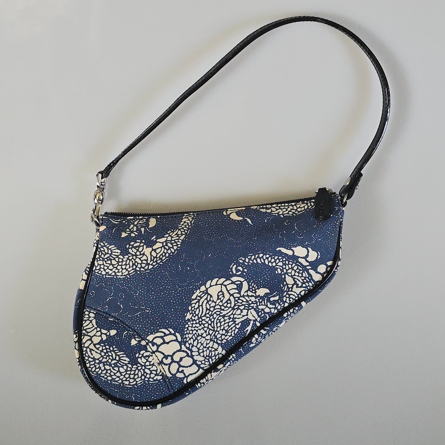 Dior Dragon Motif Mini Saddle Bag