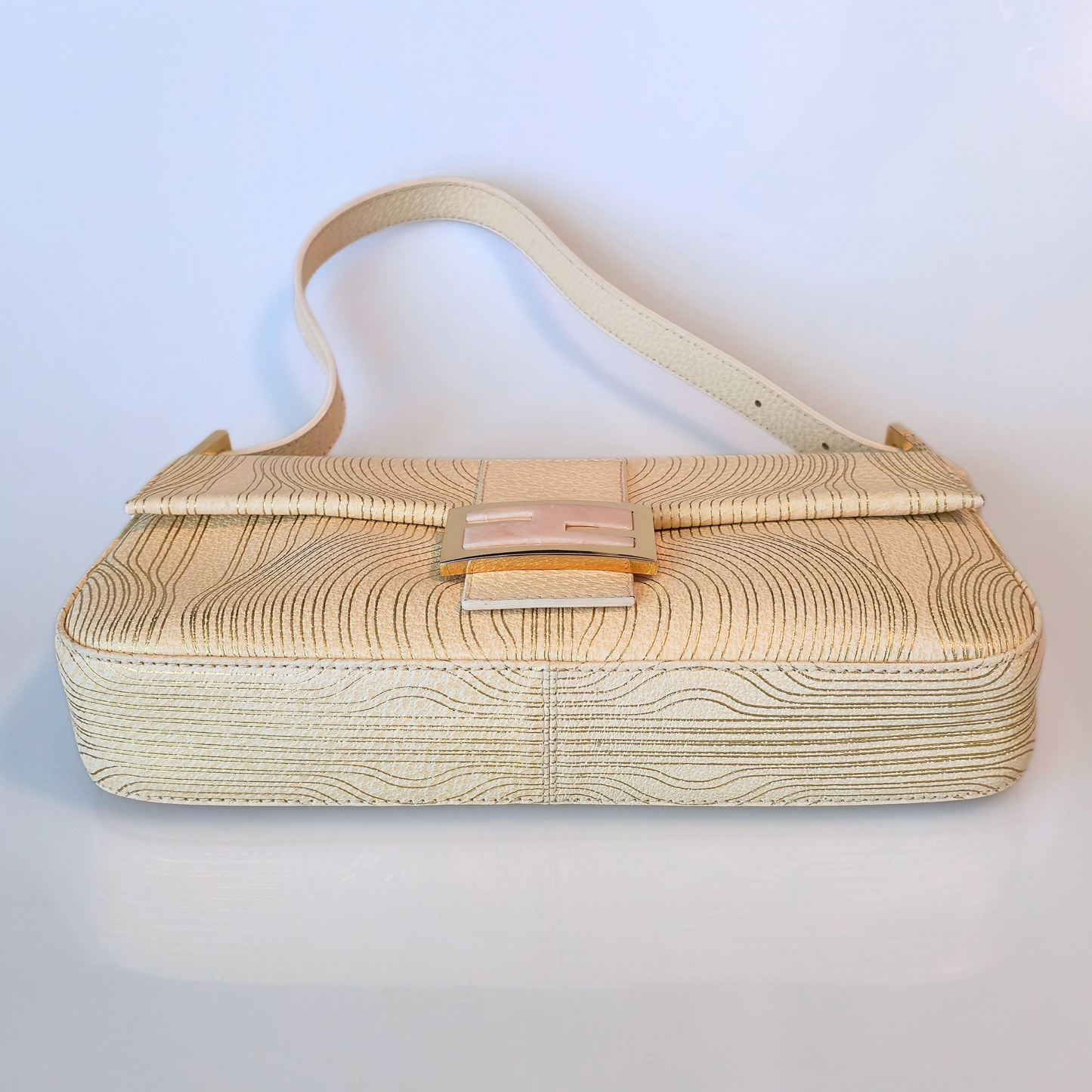 Fendi Baguette Gold Onlay