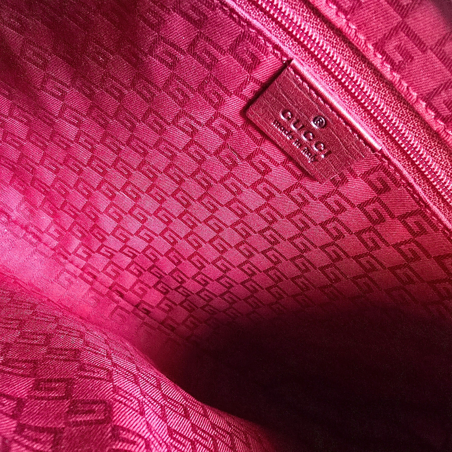Gucci Jackie Red Leather Vintage