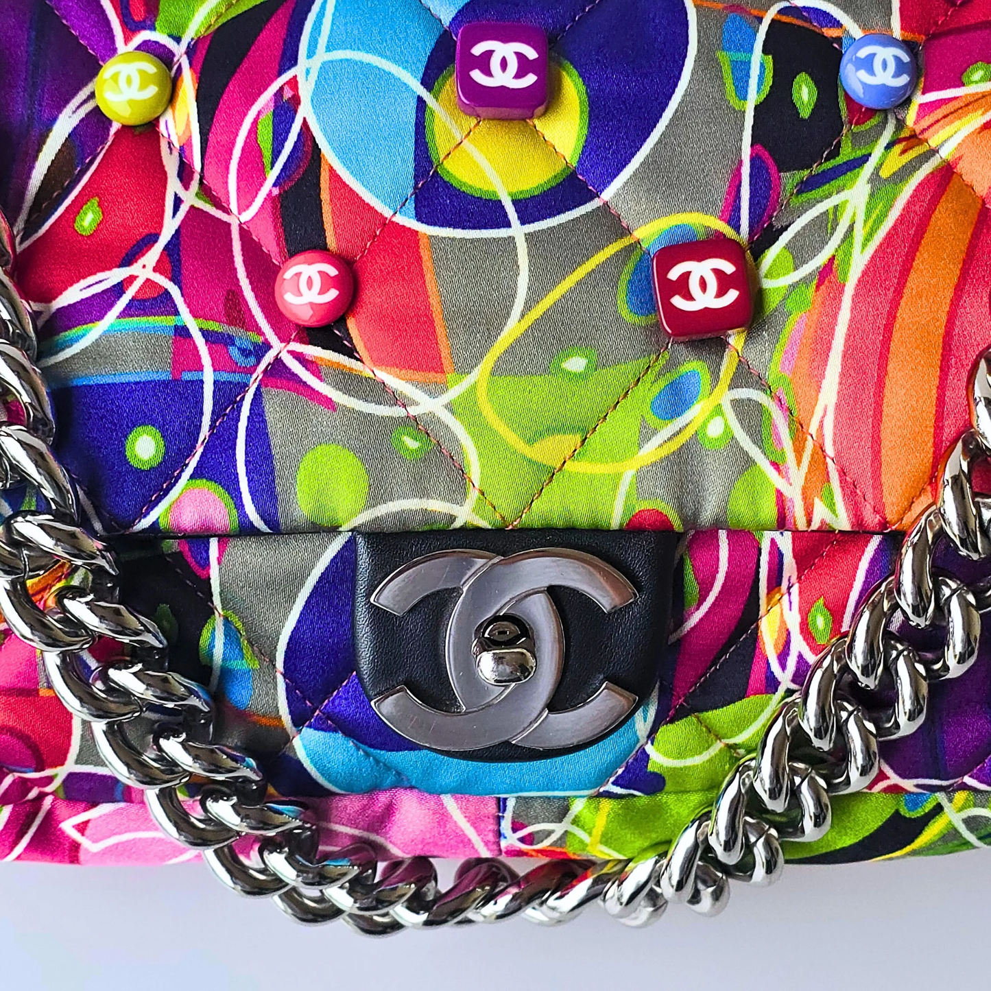 Chanel Kaleidoscope Multicolor Single Flap Bag