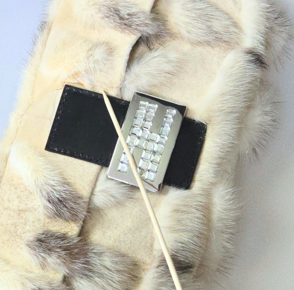 Fendi Baguette Mink Patchwork