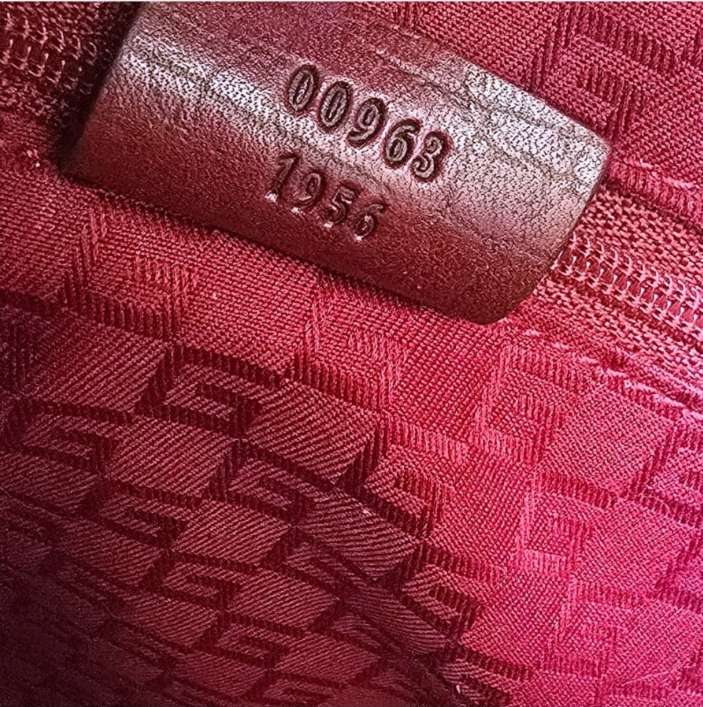 Gucci Jackie Red Leather Vintage