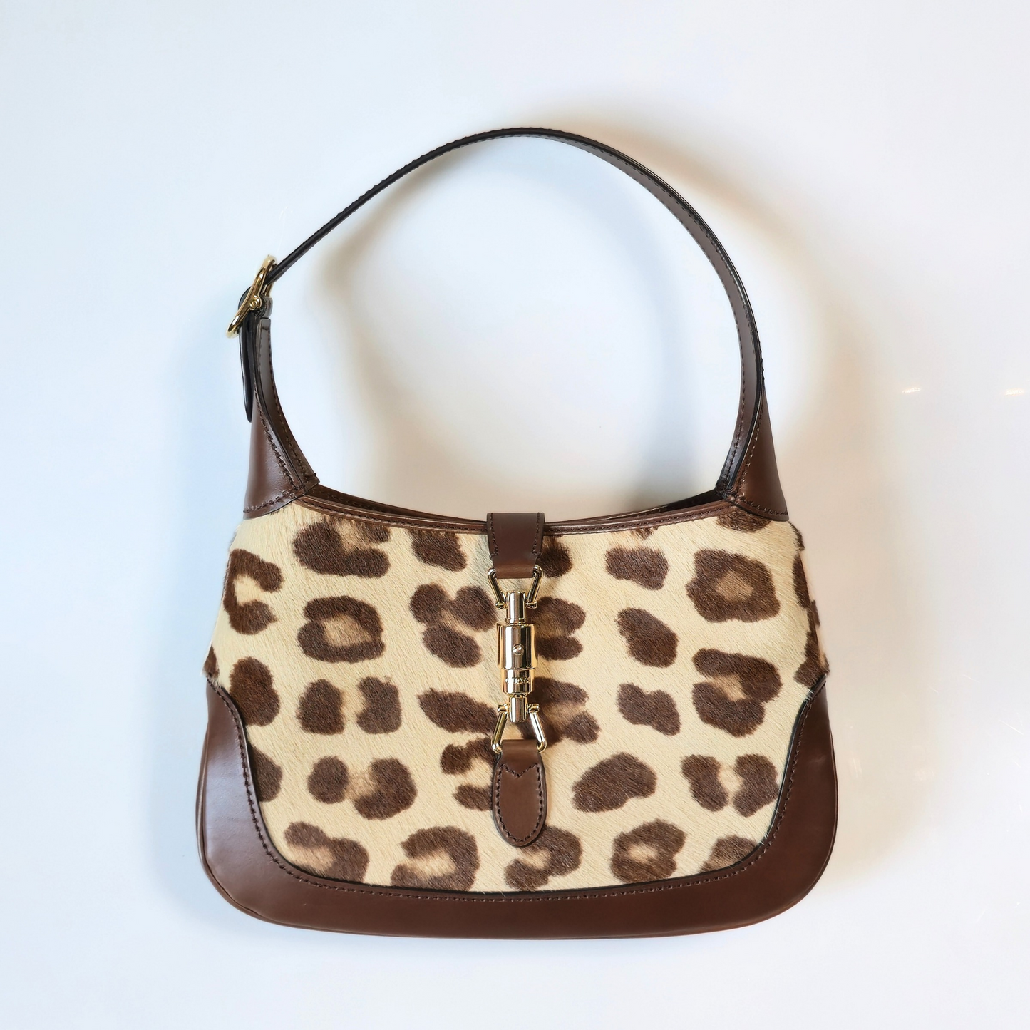Gucci Jackie Leopard Pony Hair