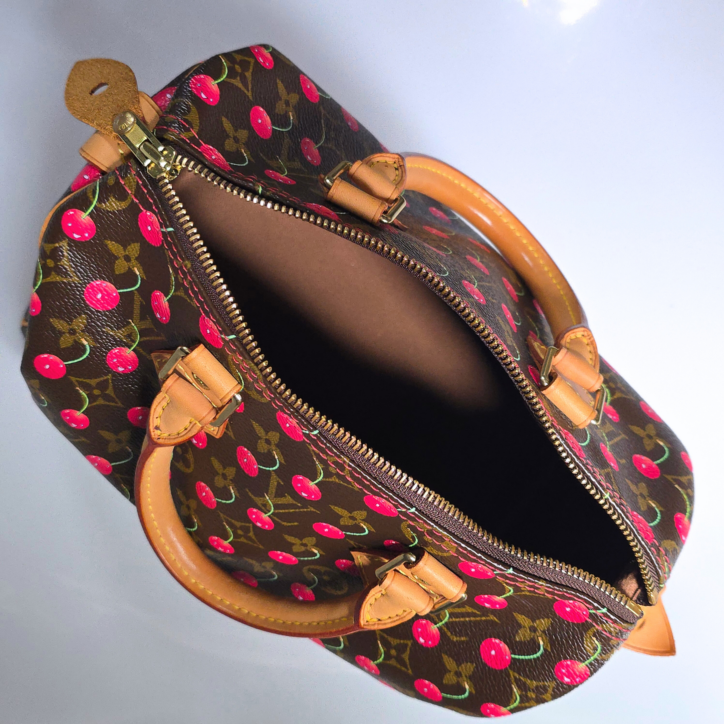 Louis Vuitton Cherry Speedy 25 Vintage