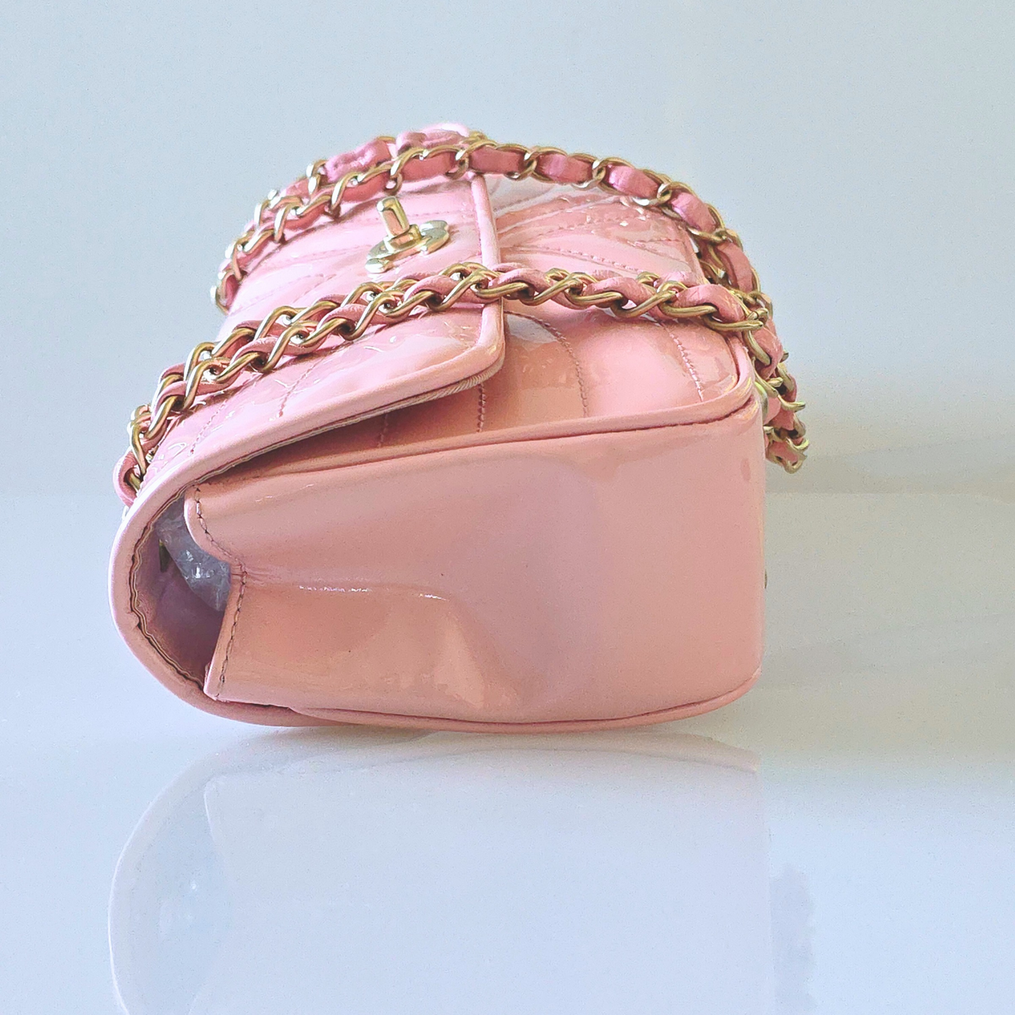 Chanel East West V-Stitch Shoulder Bag