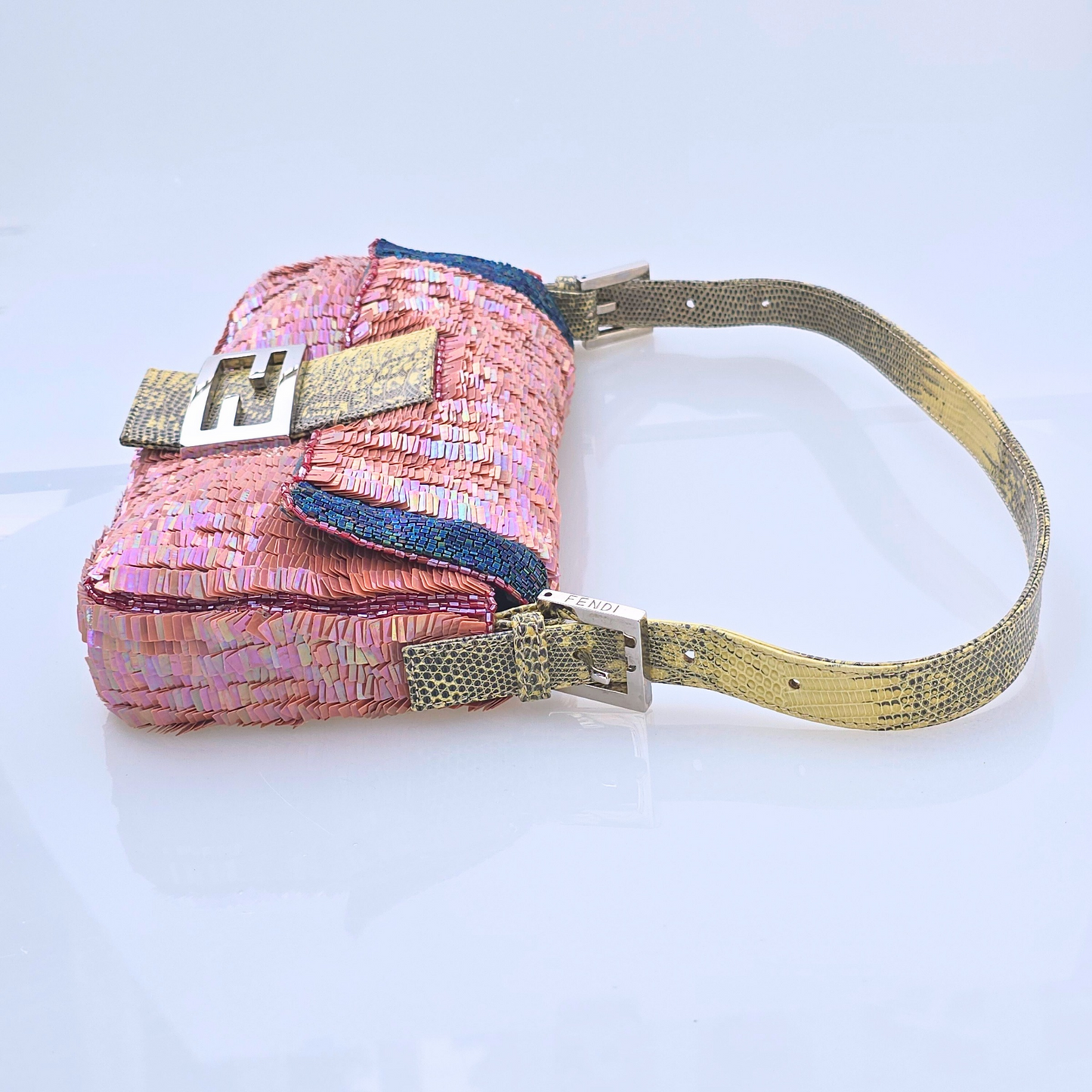 Fendi Baguette Sequins with Beaded Detail