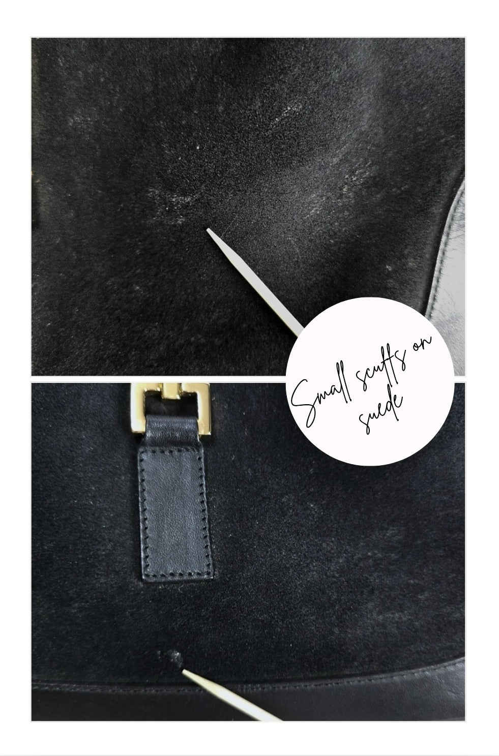 Gucci Jackie Vintage Suede with Gold Hardware