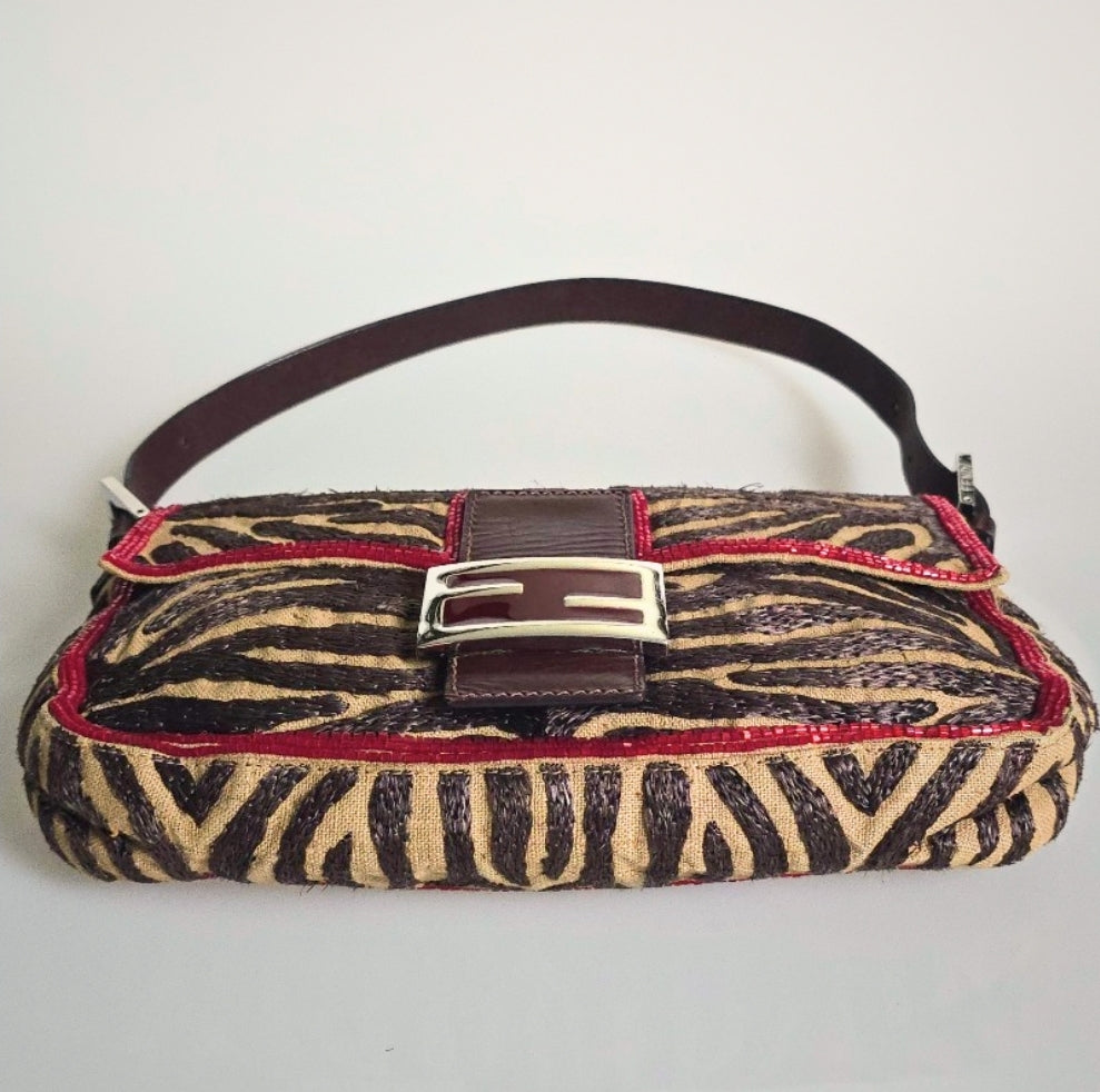Fendi Baguette in Zebra/Tiger Stripes