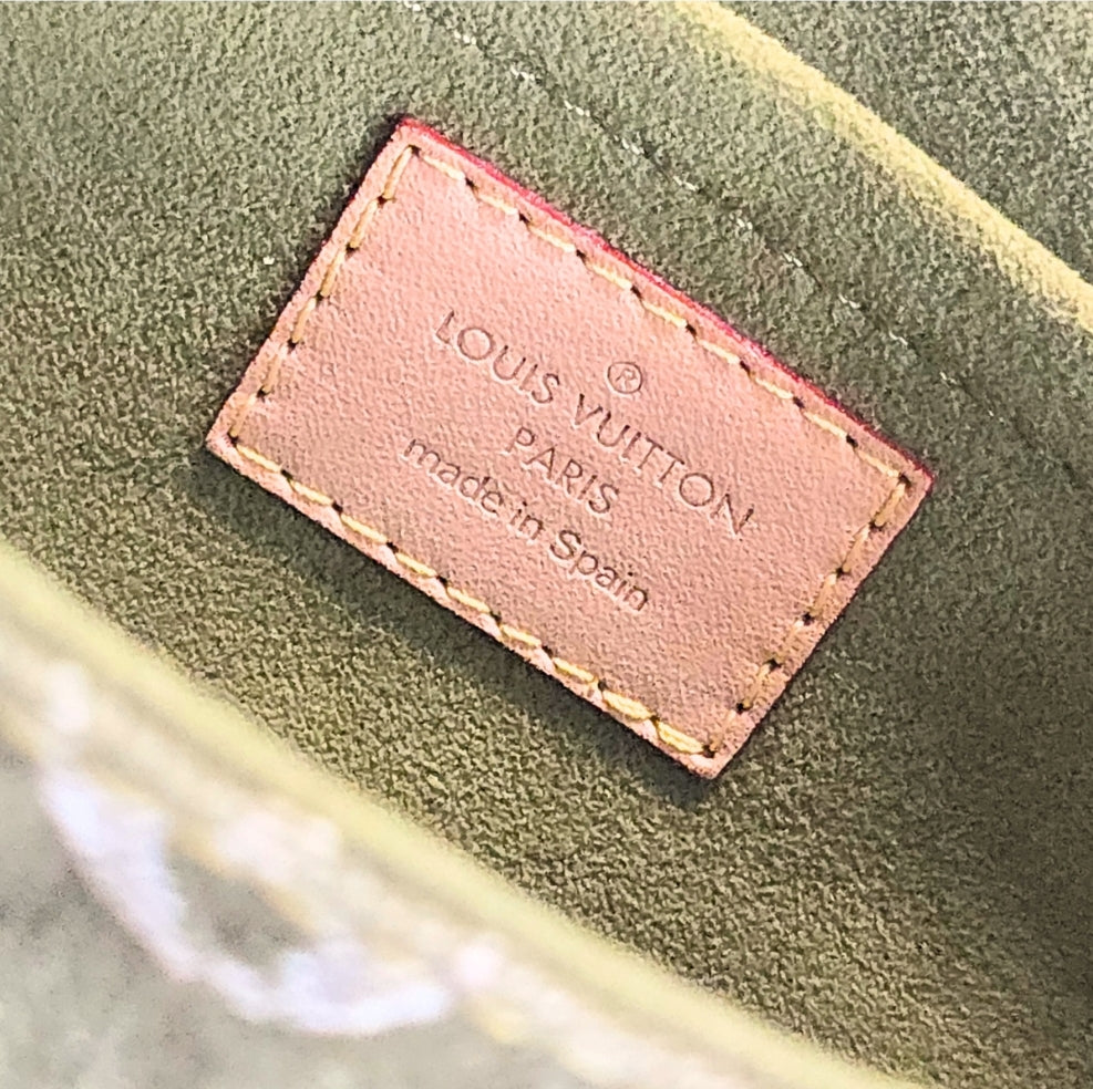 Louis Vuitton Mini Denim Pleaty in Green