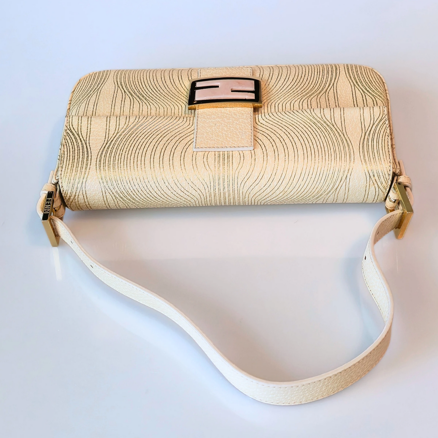Fendi Baguette Gold Onlay