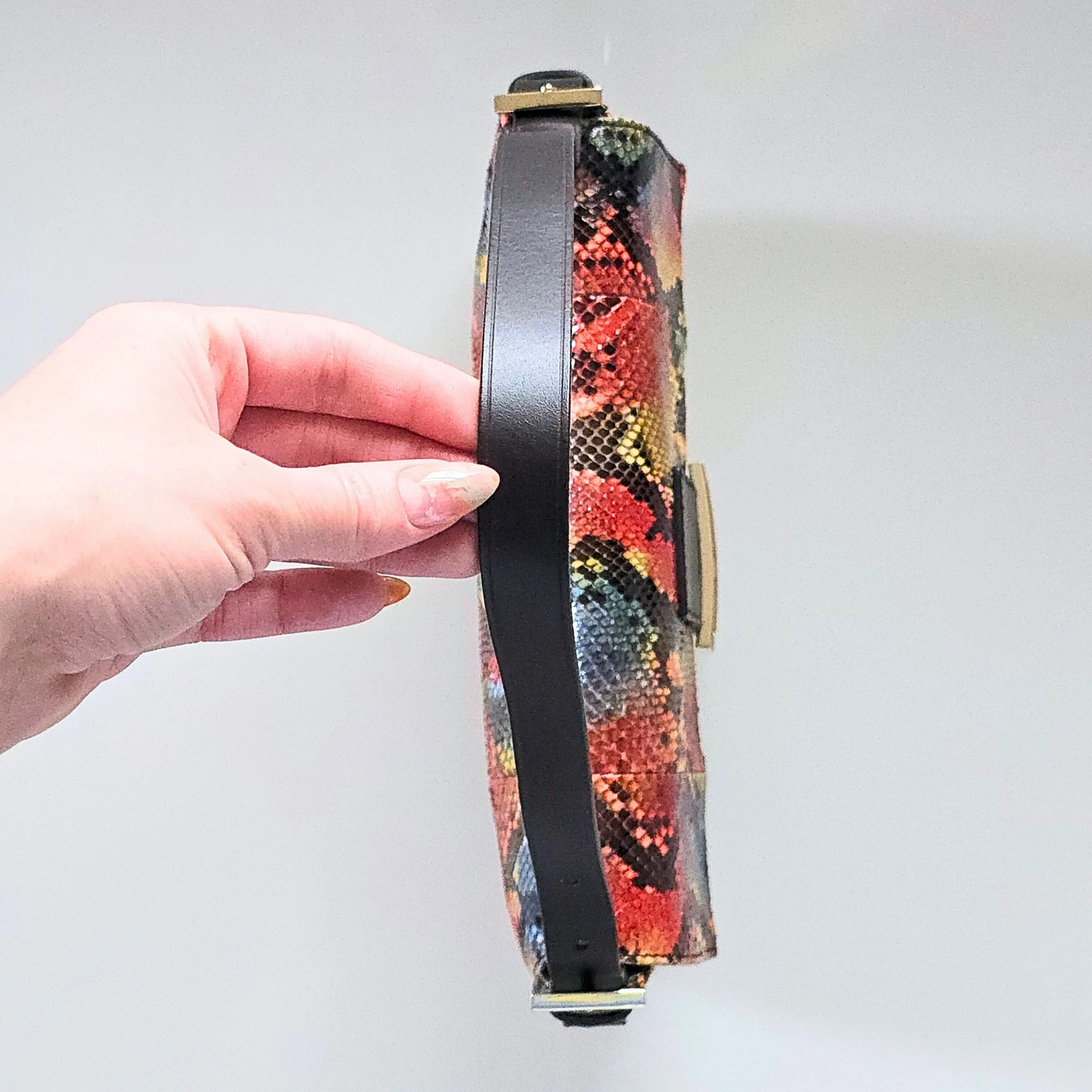 Fendi Baguette Multicolor Python