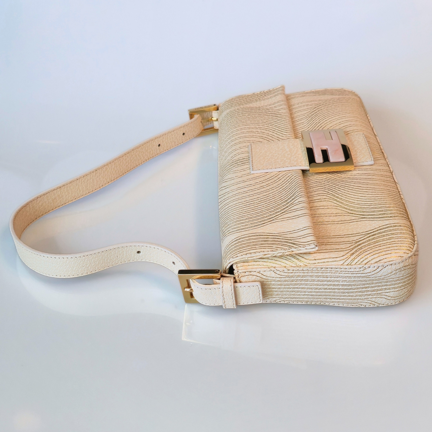 Fendi Baguette Gold Onlay