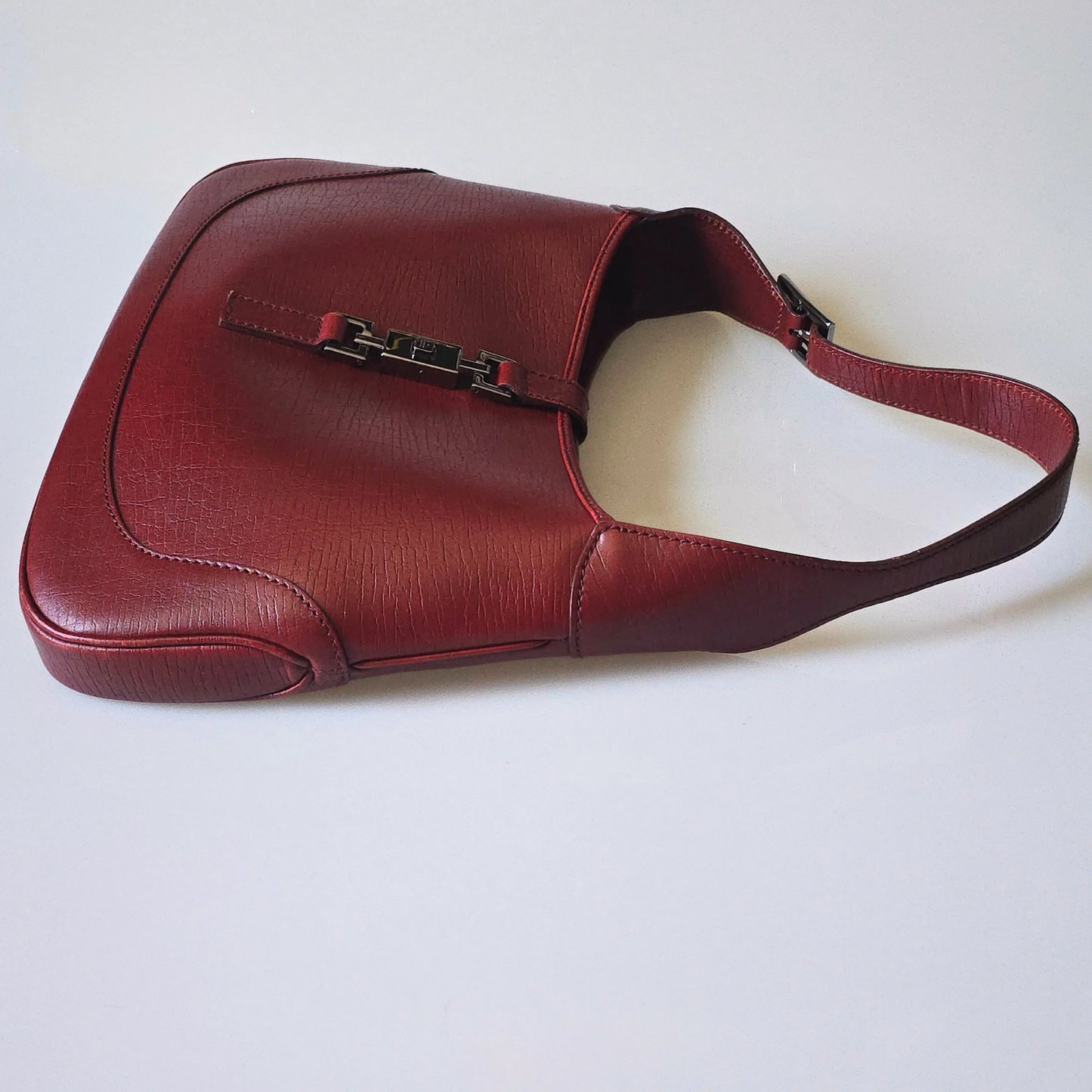 Gucci Jackie Red Leather Vintage
