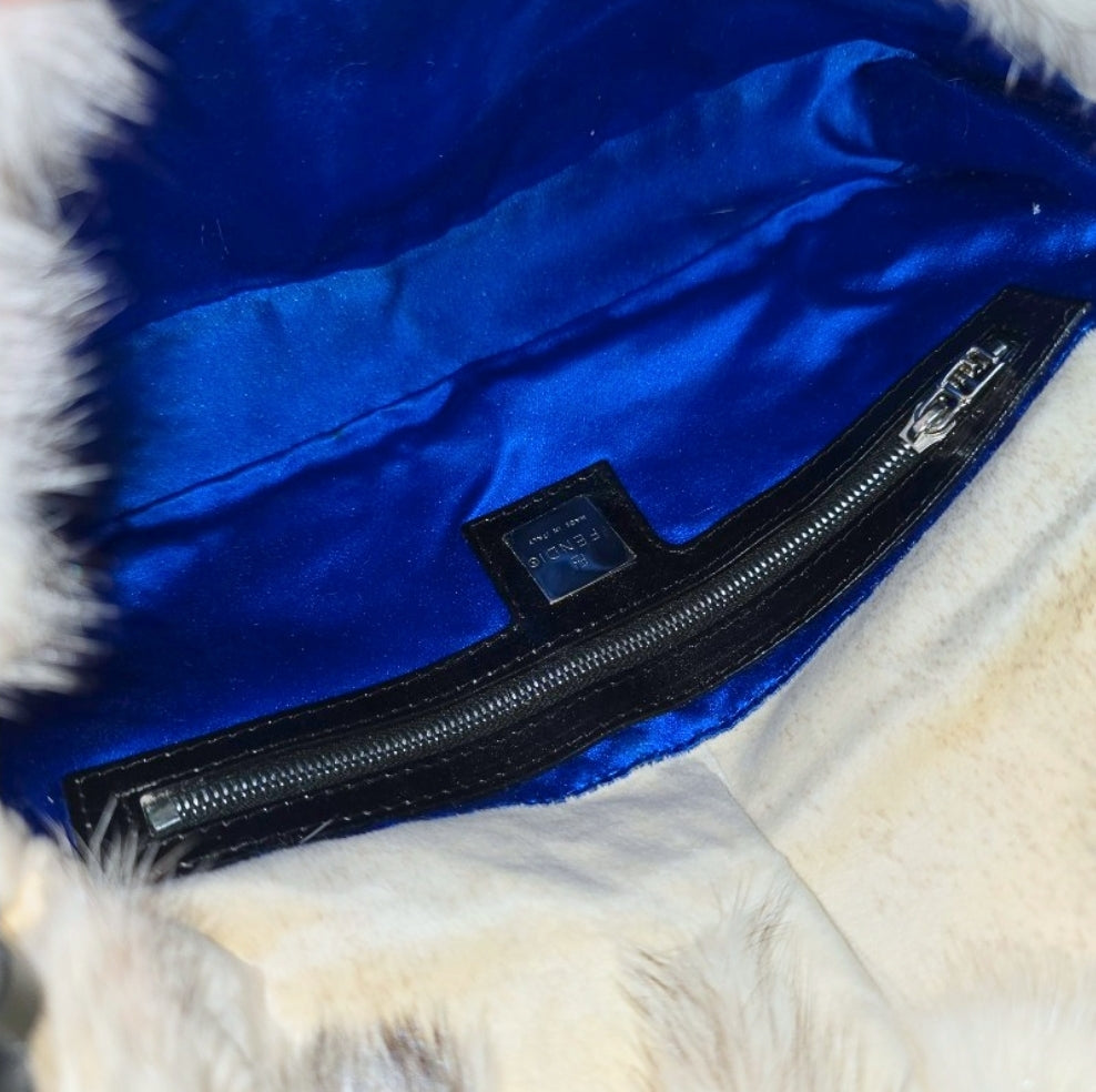 Fendi Baguette Mink Patchwork