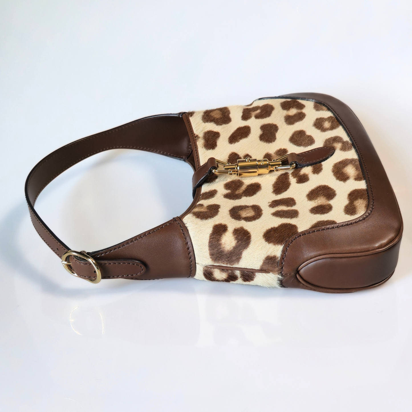 Gucci Jackie Leopard Pony Hair
