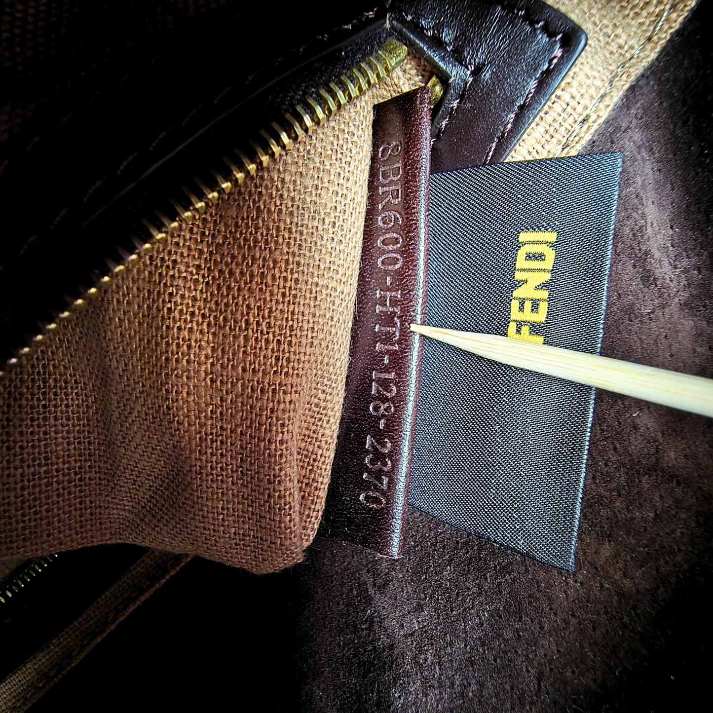 Fendi Baguette Multicolor Python