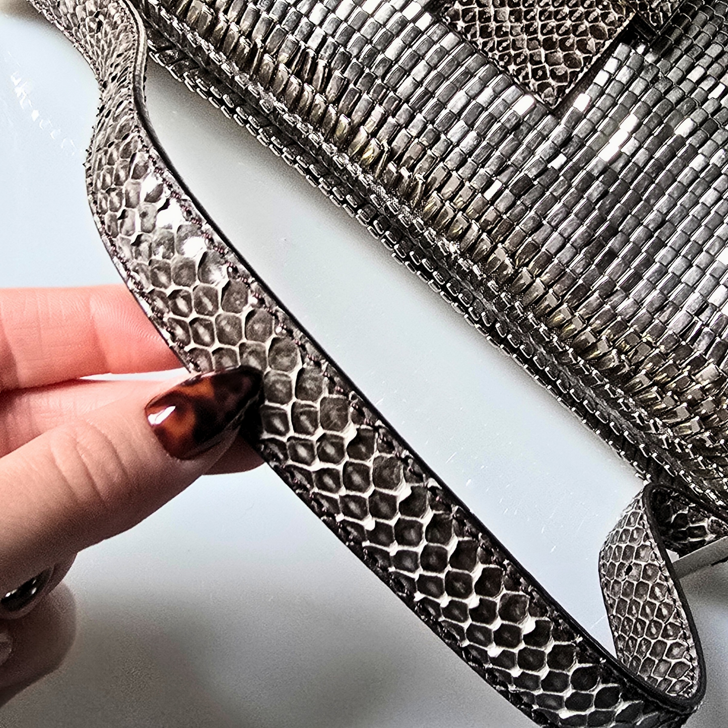 RESERVE ITEM- MISSWORLDWIDE Fendi Baguette Dragon Scale Armor