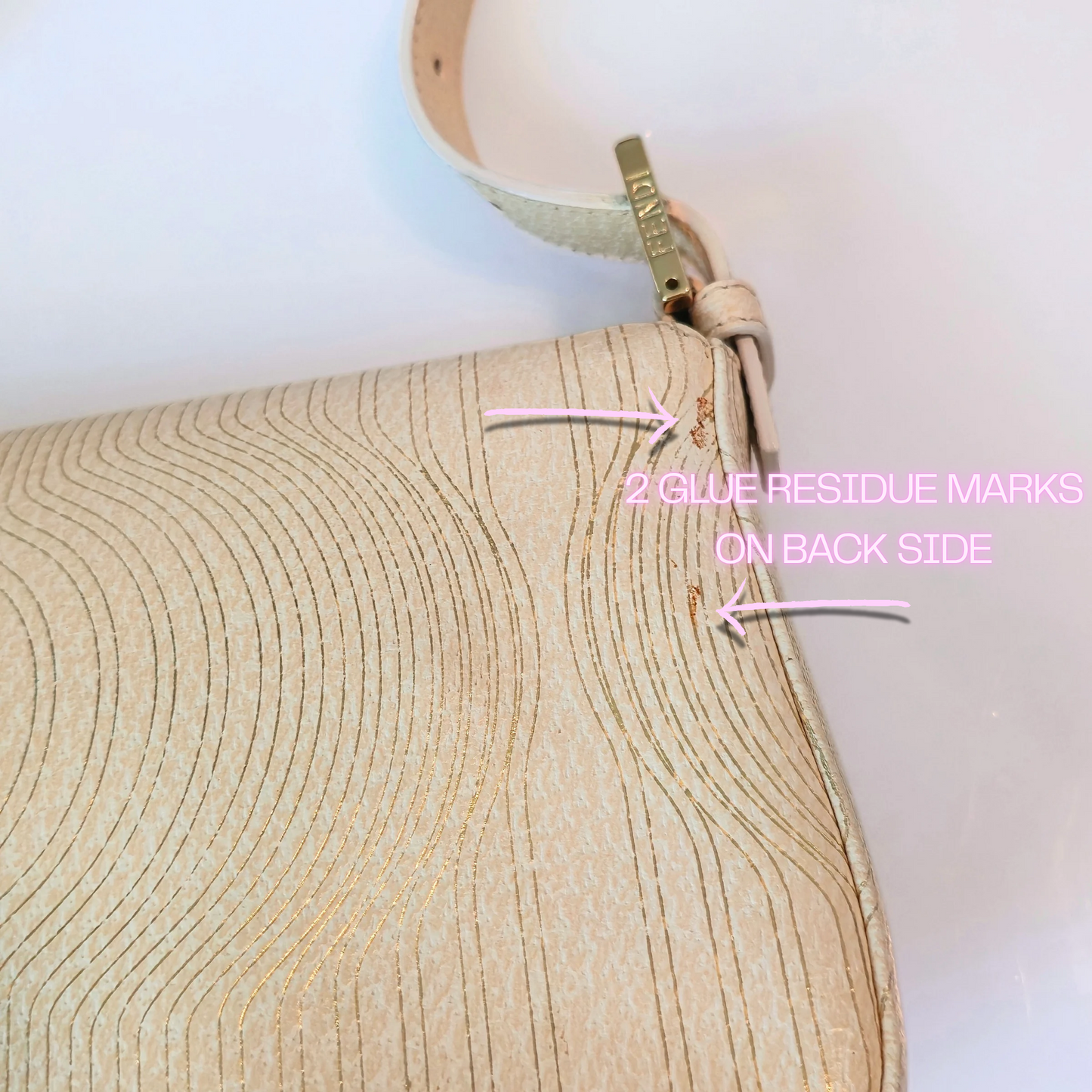Fendi Baguette Gold Onlay