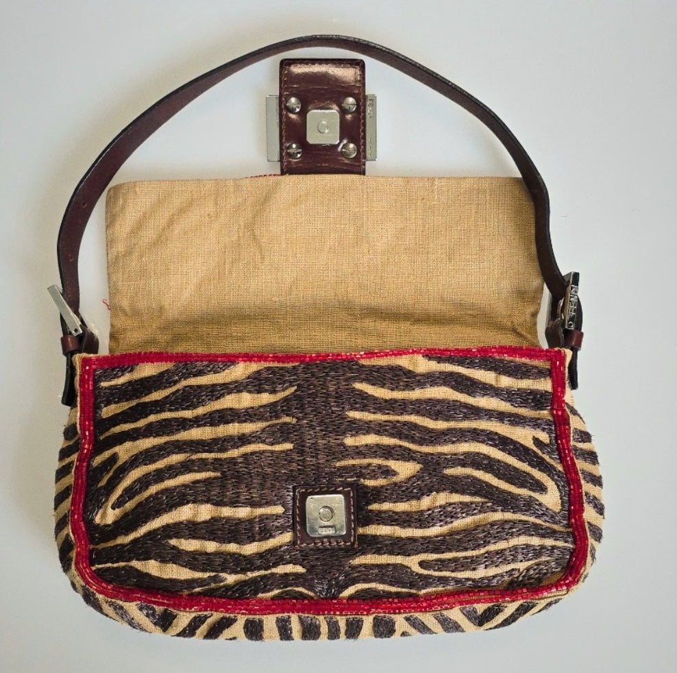 Fendi Baguette in Zebra/Tiger Stripes