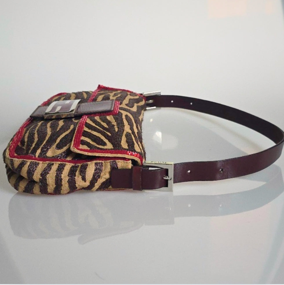 Fendi Baguette in Zebra/Tiger Stripes