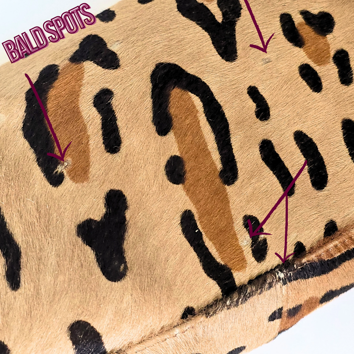 Fendi Baguette Leopard Print Pony Hair