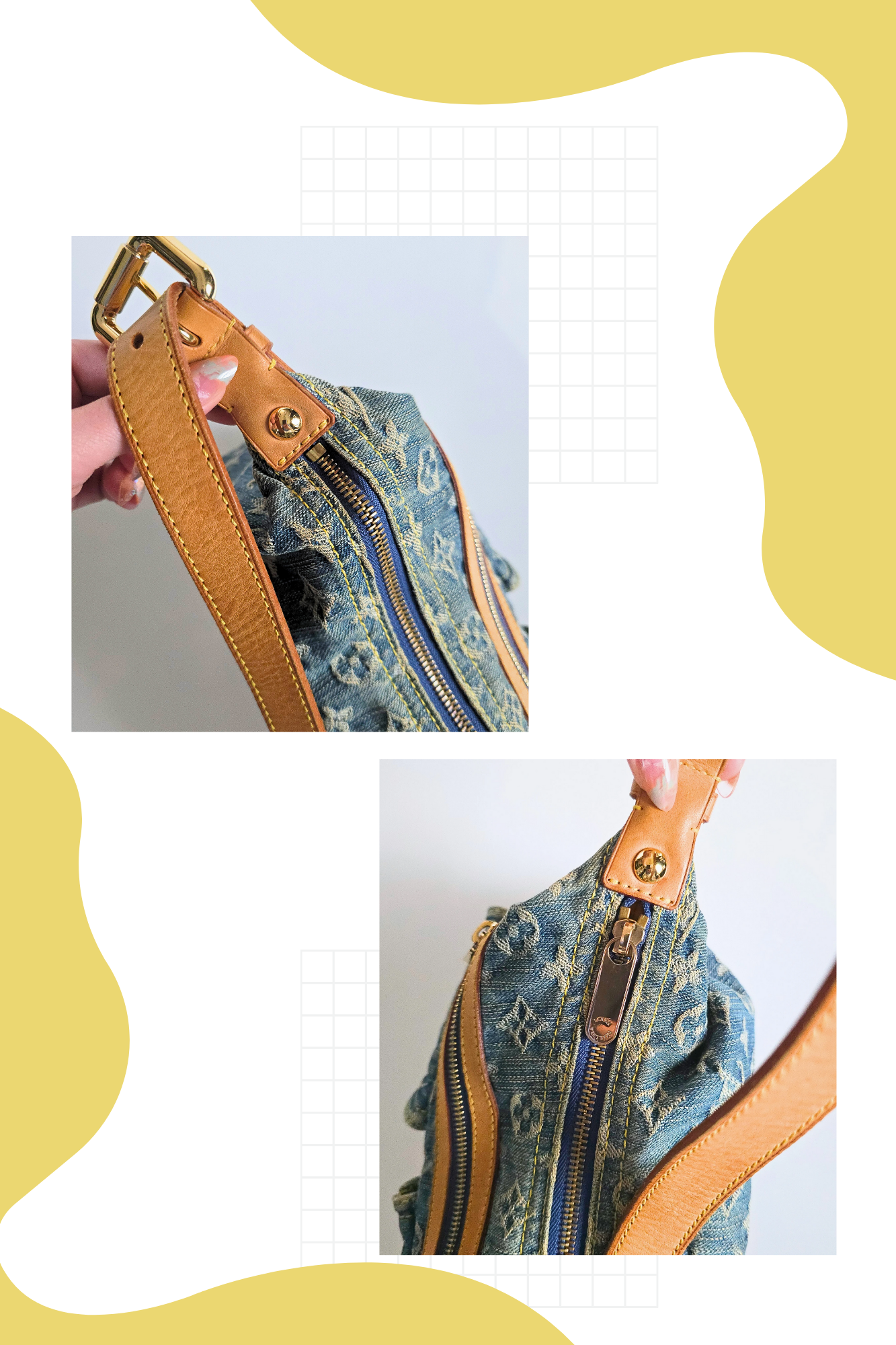 Louis Vuitton Denim Baggy PM