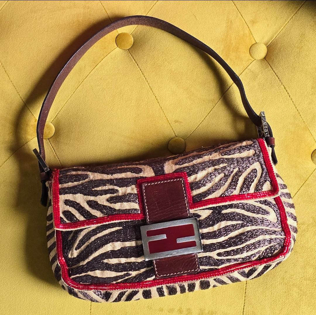 Fendi Baguette in Zebra/Tiger Stripes