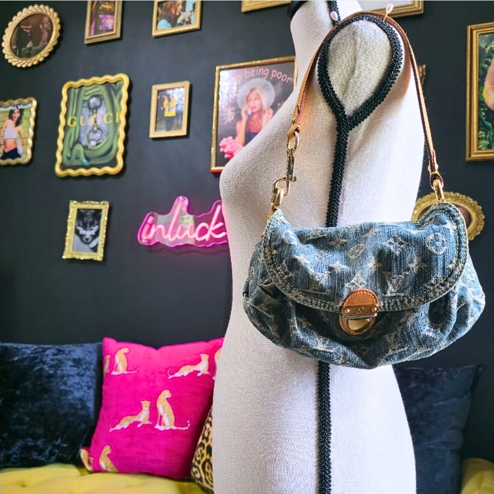 Louis Vuitton Mini Denim Pleaty
