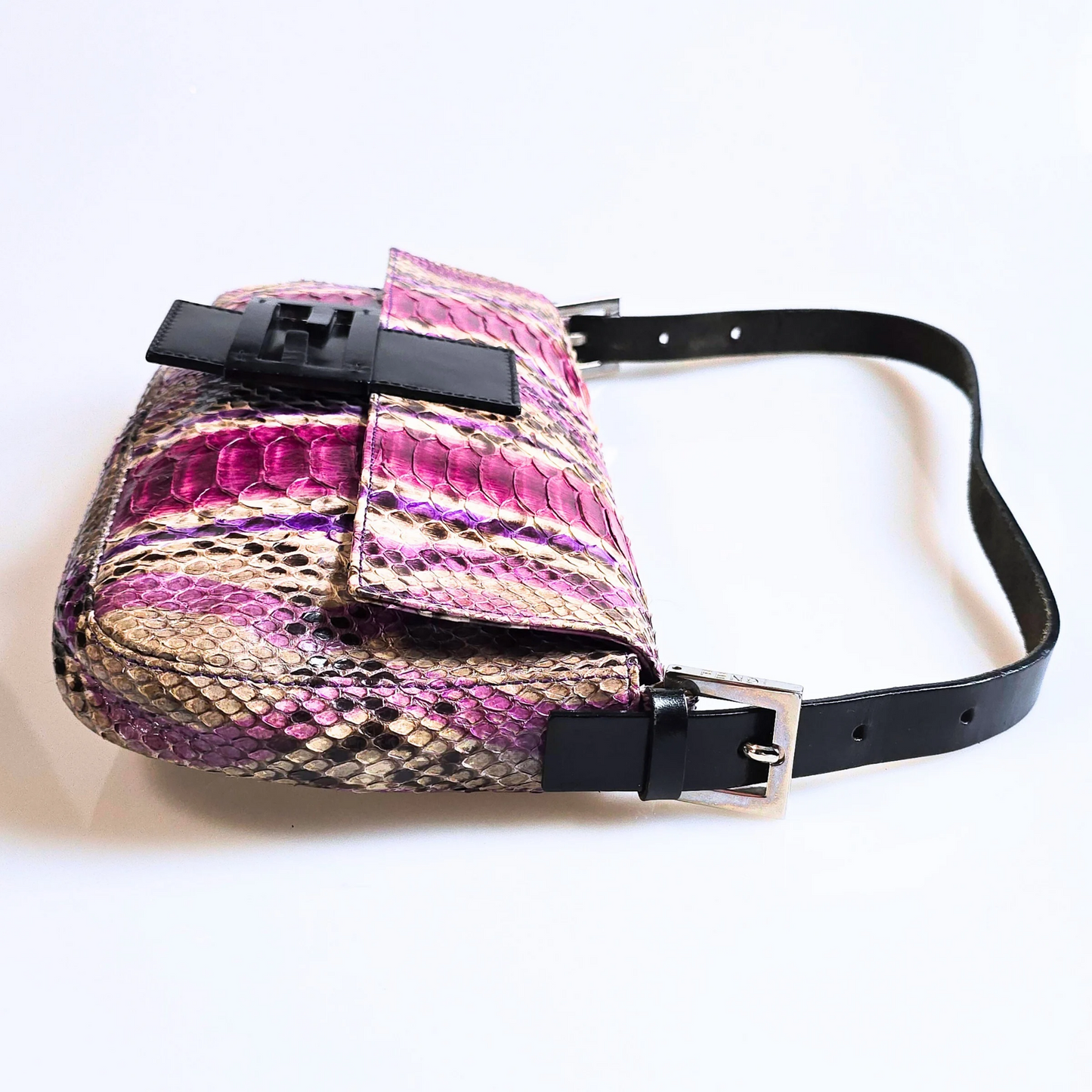 Fendi Baguette Python Leather