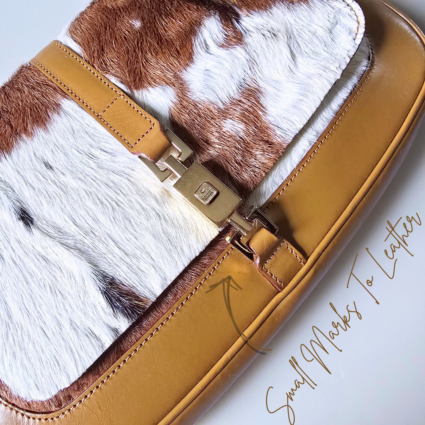 Gucci Jackie Small Flap Cow Print