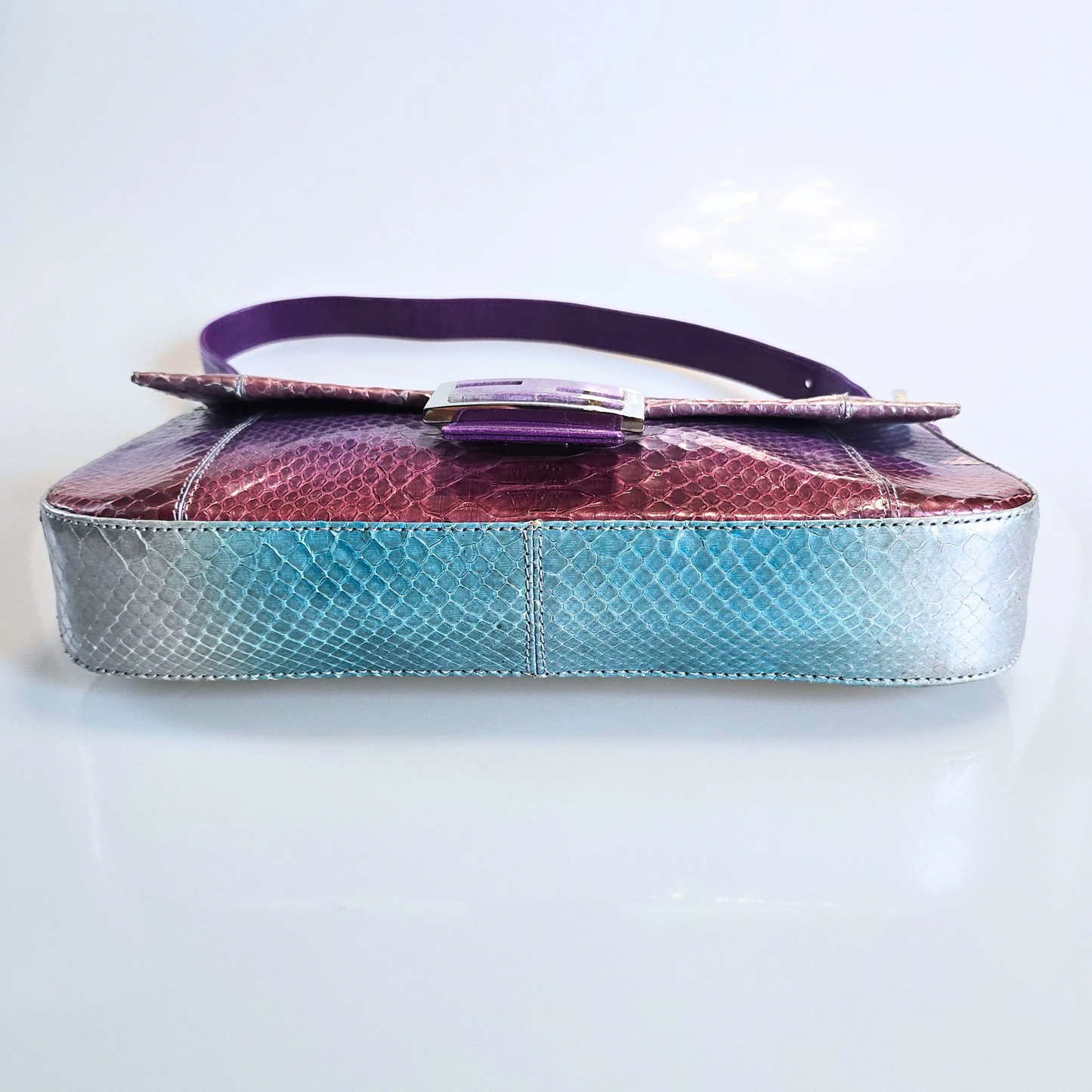 Fendi Baguette Ombre Python
