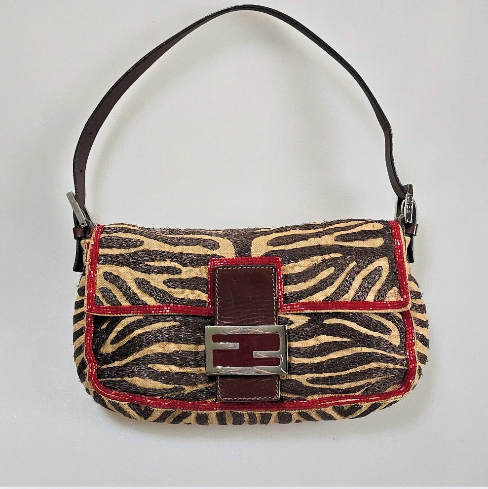 Fendi Baguette in Zebra/Tiger Stripes