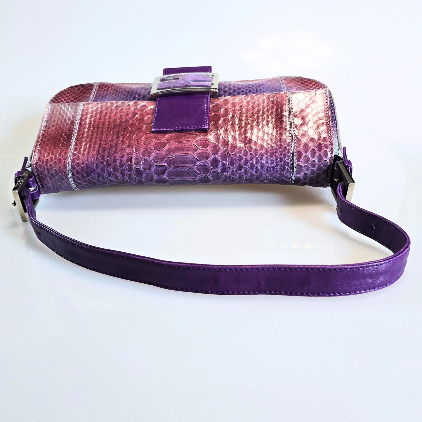 Fendi Baguette Ombre Python