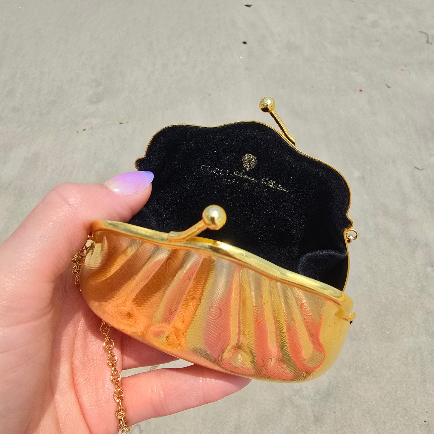 Gucci Seashell GG Kiss Lock Bag