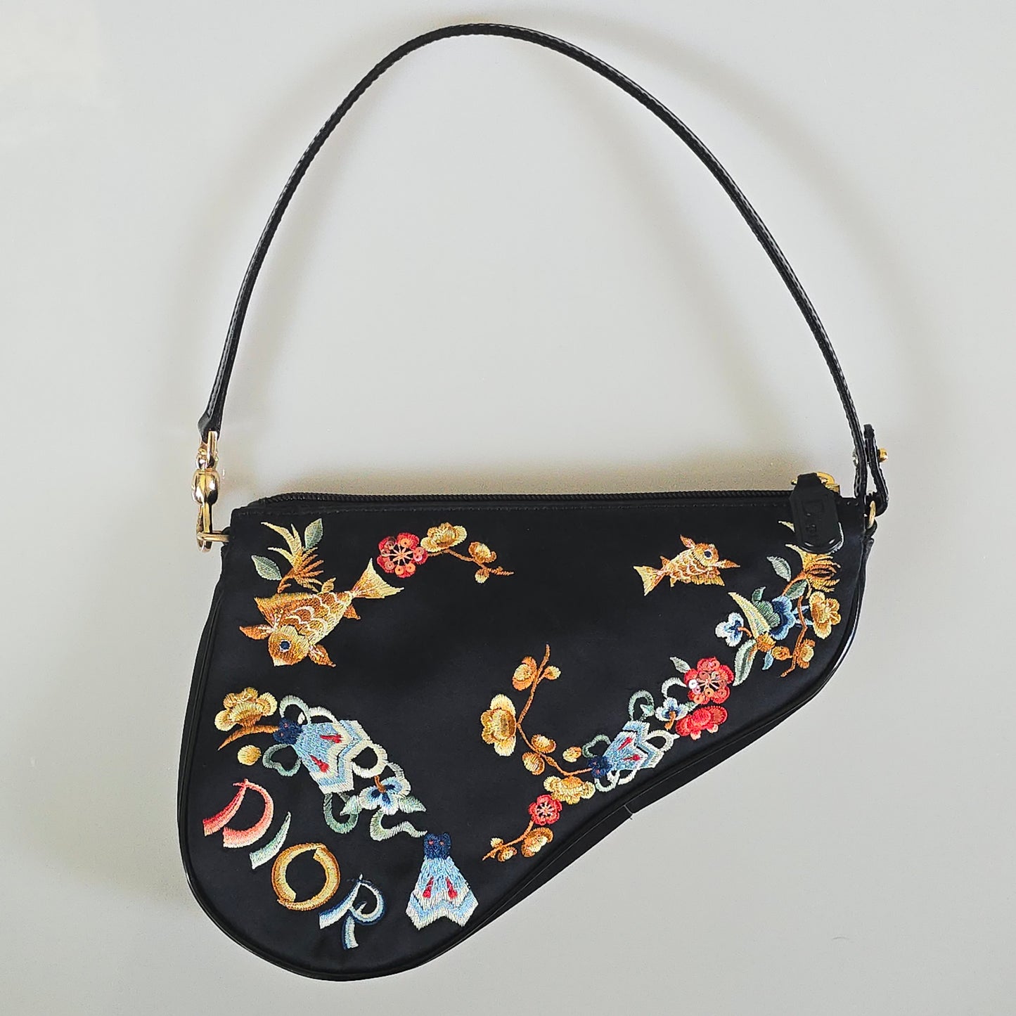Dior Limited Edition Koi Fish Mini Saddle Bag