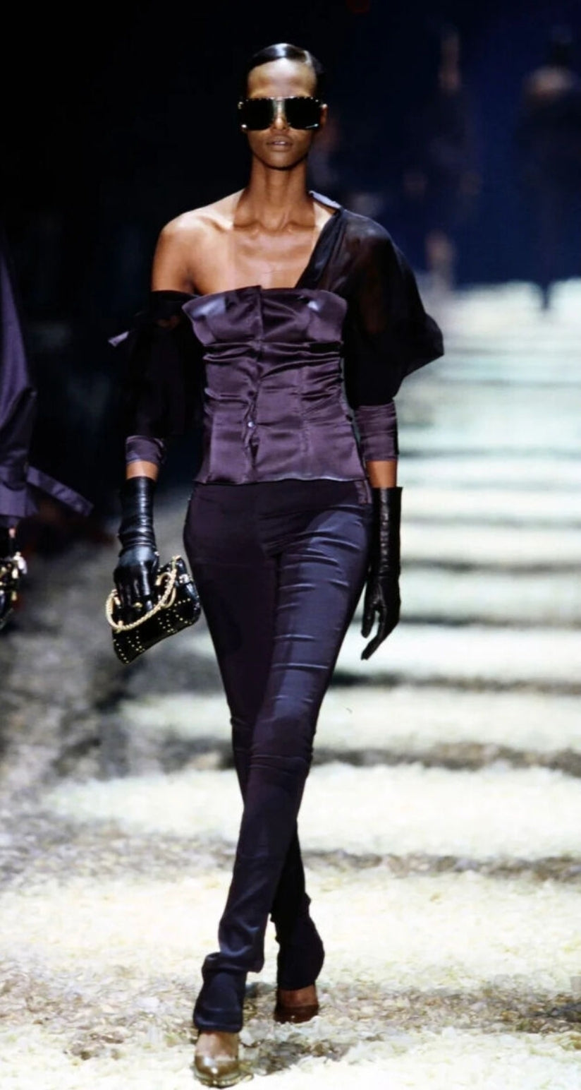 Gucci Tom Ford Era Horsebit Studded Snakeskin