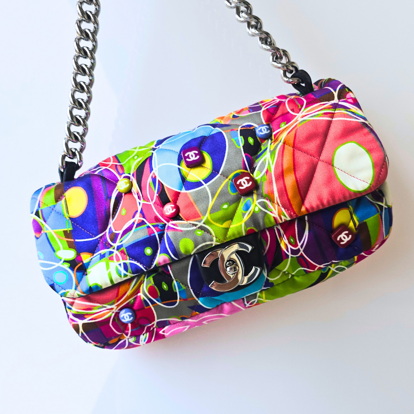 Chanel Kaleidoscope Multicolor Single Flap Bag